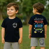Boys' Navy Graphic T-Shirt and Short